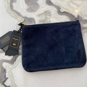 NWT Balmain for H&M clutch